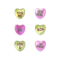 Sweetheart 6-Piece Stud Earring Set