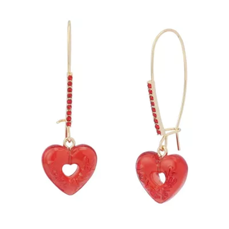 Love Spell Candy Heart Dangle Earrings
