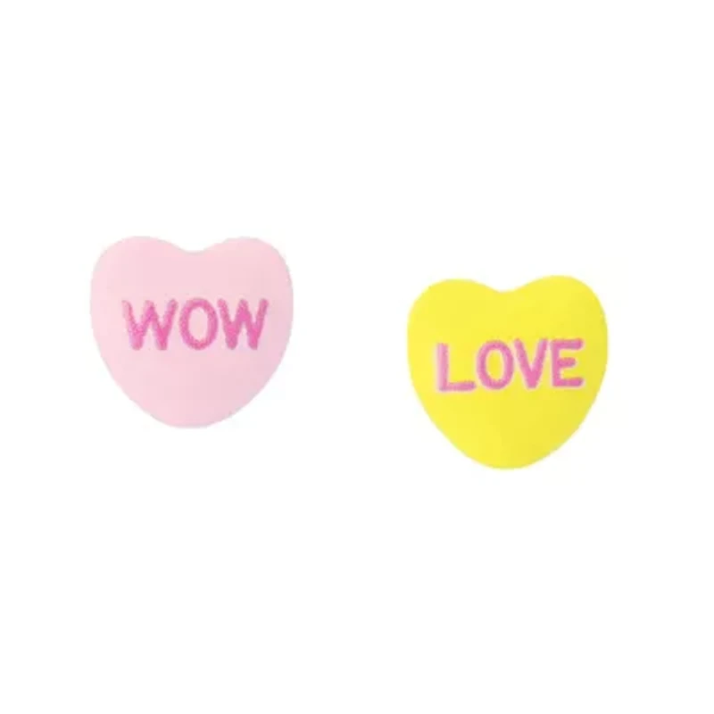 Sweetheart Mismatch Stud Earrings