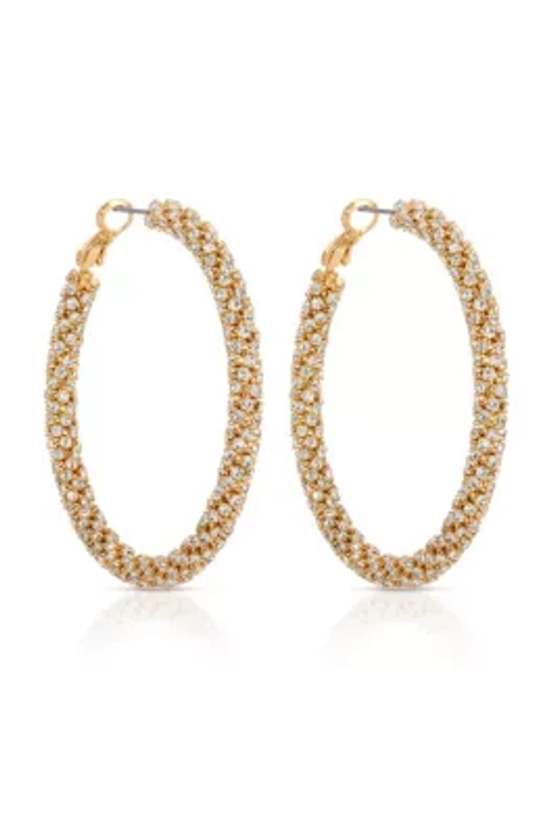 Ettika Rope Chain Hoops