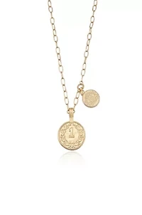 Ettika Simplicity Coin Necklace