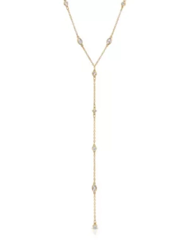 Ettika Simple Statement Dotted Lariat