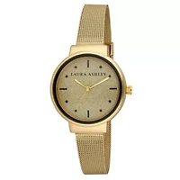 Mesh Powdered Glitz Dial Watch