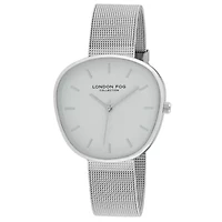 Womens Silver 36mm Bath