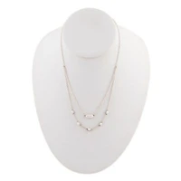 Calming Presence White Howlite and Sterling Silver Necklace