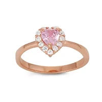 Lab Created Sterling Silver Cz Ring