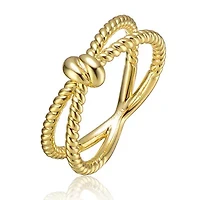 Lab Created Twisted Knot Miami Cocktail Ring
