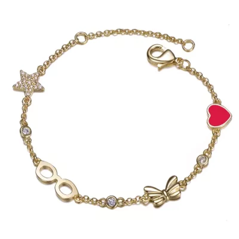 Lab Created 14K Gold Plated  Bracelet for Kids