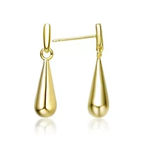 14K Gold Plated Drop Earrings
