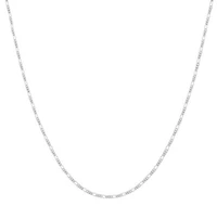 Italian 925 Sterling Silver Figaro Chain 1.7MM 20 Inch