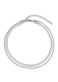 Tarnish Resistant Silver Layered Anklet