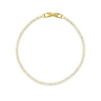 14k Gold Plated 7" Micro Tennis Bracelet