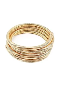 Flexible Coil Stack Bracelet