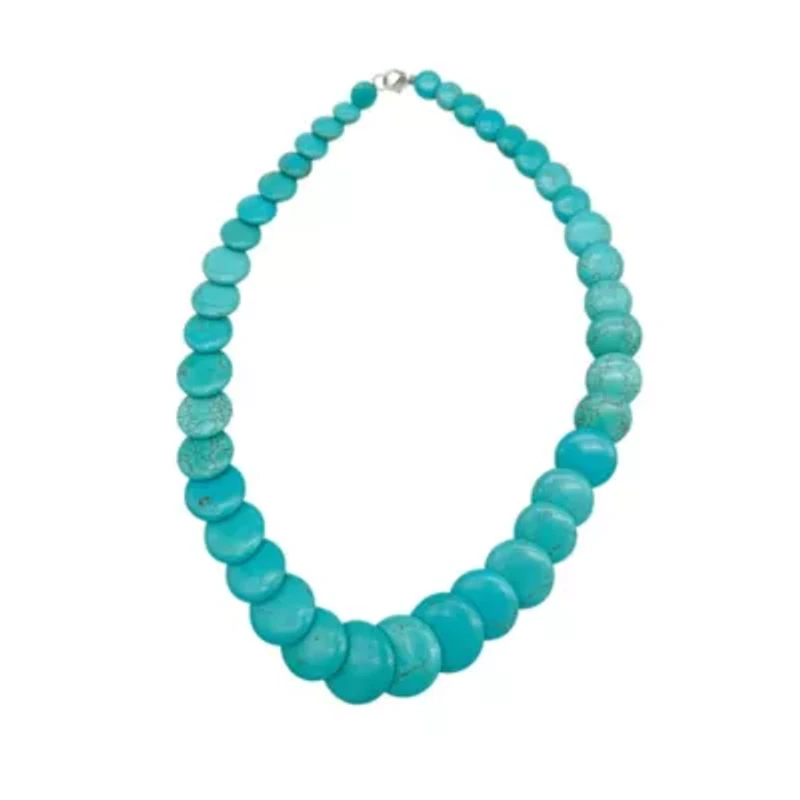 Scalloped Turquoise Necklace