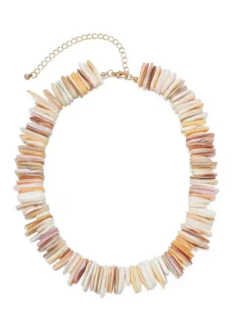 Shell Pieces Adjustable Necklace