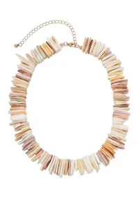 Shell Pieces Adjustable Necklace