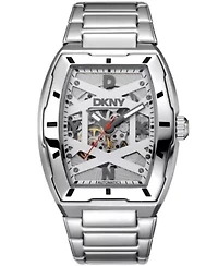 Men's Urban Automatic Silver Dial Stainless Steel Bracelet Watch