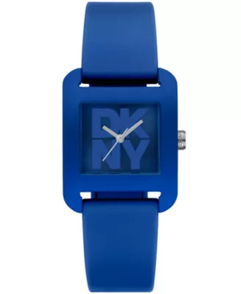Women's City Sport Dark Blue Dial Dark Blue Silicone Strap Watch
