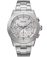 Men's Bryant Park Chronograph Silver Dial Stainless Steel Bracelet Watch