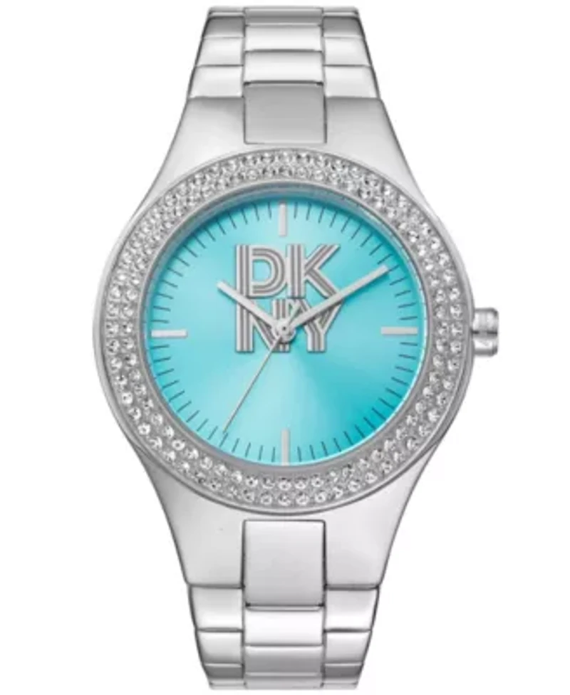 Women's Parsons GlitzLight Blue Dial Stainless Steel Bracelet Watch
