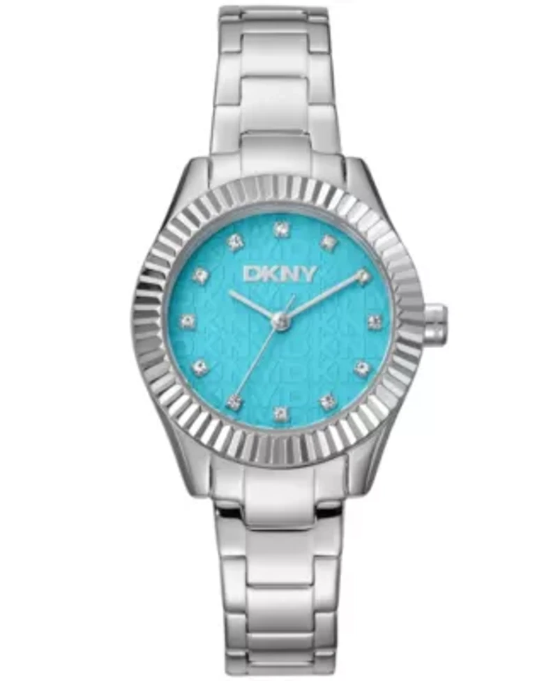 Women's Chambers Glitz Light Blue Dial Stainless Steel Bracelet Watch