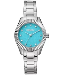 Women's Chambers Glitz Light Blue Dial Stainless Steel Bracelet Watch