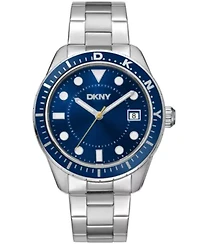 Men's Crosby Sport Dark Blue Dial Stainless Steel Bracelet Watch