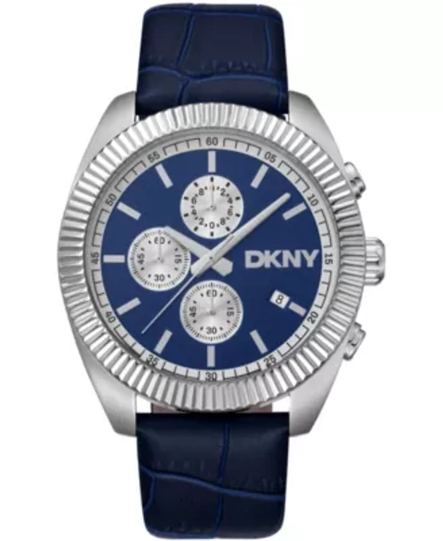 ? NEW Tory Burch Gigi Round Navy Watch Tory Burch Gigi Watch , Navy Leather Gold-tone 28 mm TBW2001  main image 4
