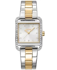 Women's City Glitz Silver Dial Gold Two-Tone Stainless Steel Bracelet Watch