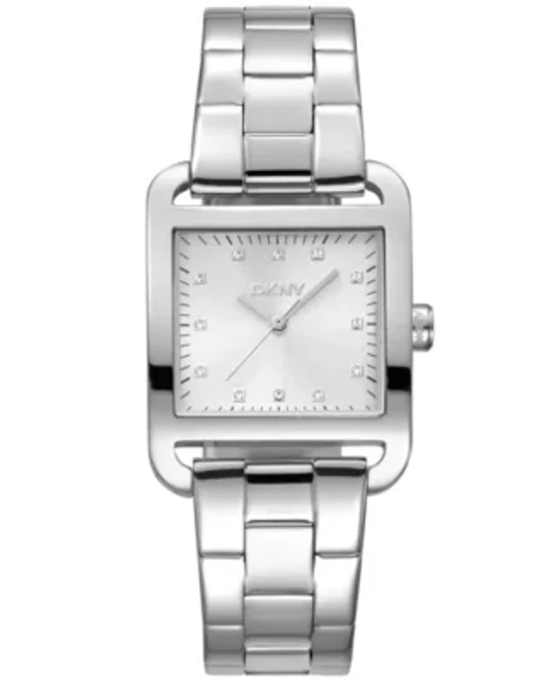 Women's City Midi Silver Dial Stainless Steel Bracelet Watch