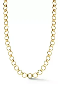 Circular Link Chain Necklace