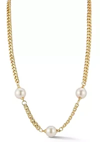 Pearl Station Necklace