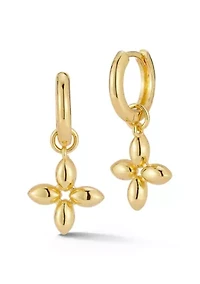 Clover Huggie Hoop Earrings