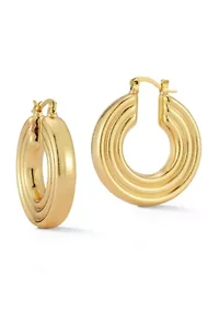 Ribbed Round Hoops