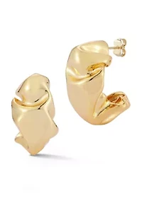 Sculptural Hoop Earrings