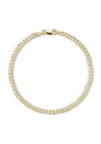 Italian Sterling Silver Curb Chain Bracelet