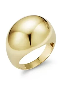 Sterling Silver Bold Dome Ring