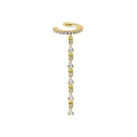 CZ Marquise Tennis Drop Ear Cuff