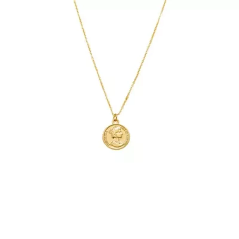 Lira Coin Pendant Necklace