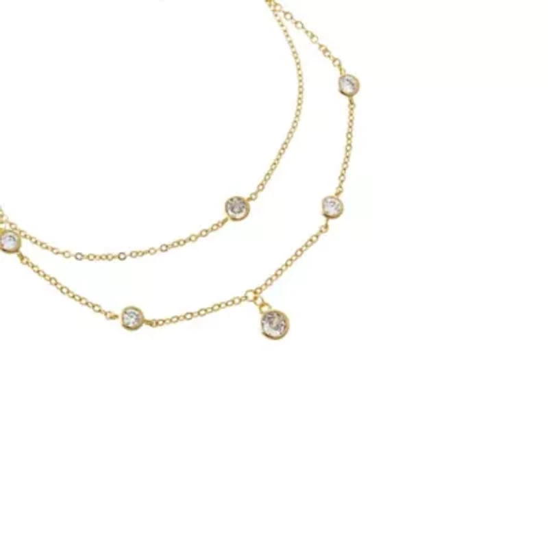 CZ Bezels Bracelet Combo Set