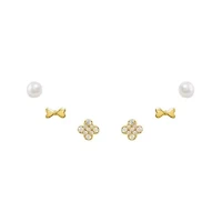 Clovers & Things Stud Earring Combo Set