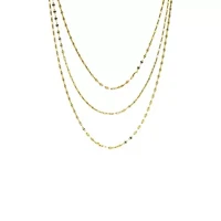 Shiny Baby Mariner Chain Necklace Combo Set