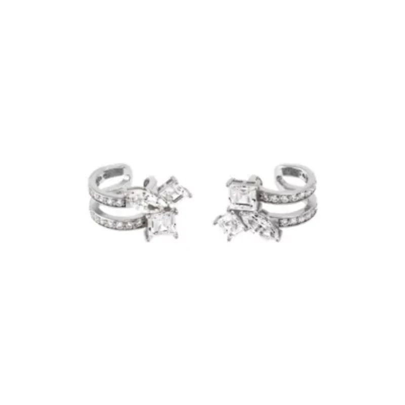 CZ Multi Shape Double Fancy Ear Cuff