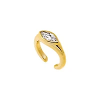 CZ Marquise Bezel Ear Cuff