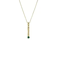 Solid Multi Shape Colored Drop Necklace