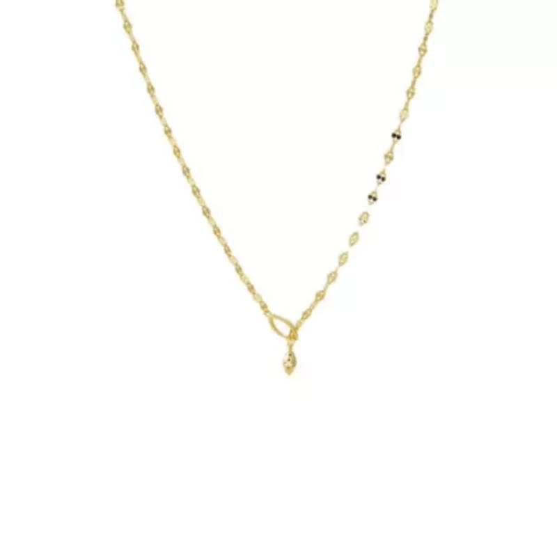 Mariner Chain Drop Lariat Necklace