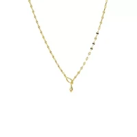 Mariner Chain Drop Lariat Necklace