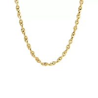 Solid Thick Link Chain Necklace