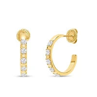 Martina Gold Hoop Earrings