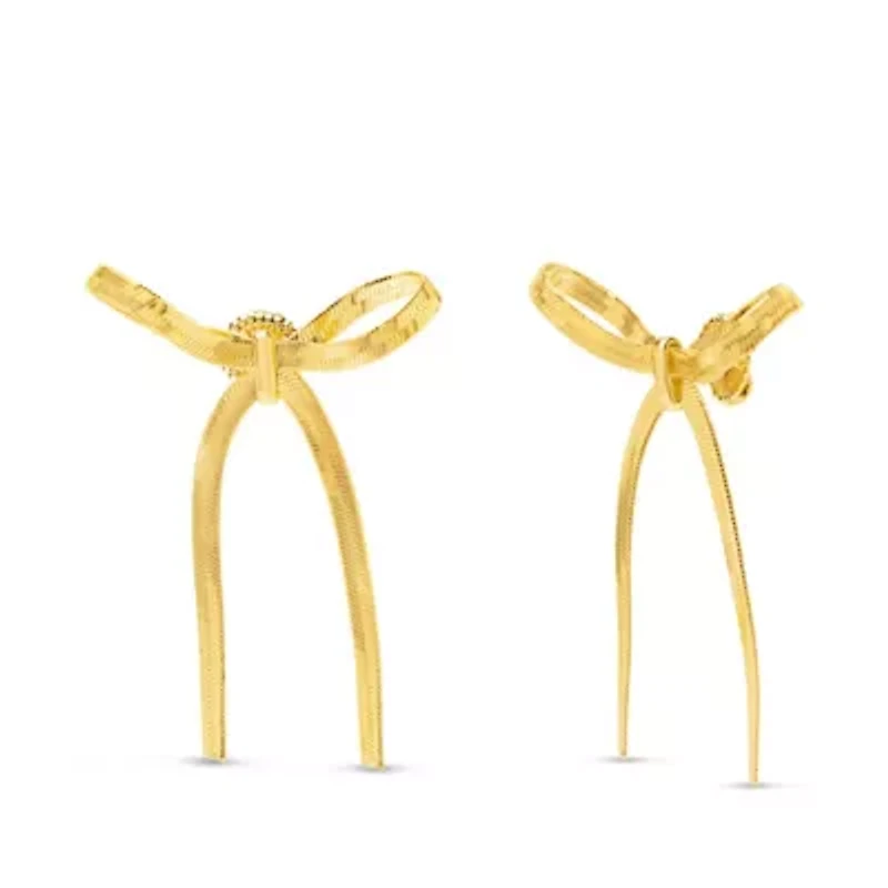 Sofia Gold Bow Earrings